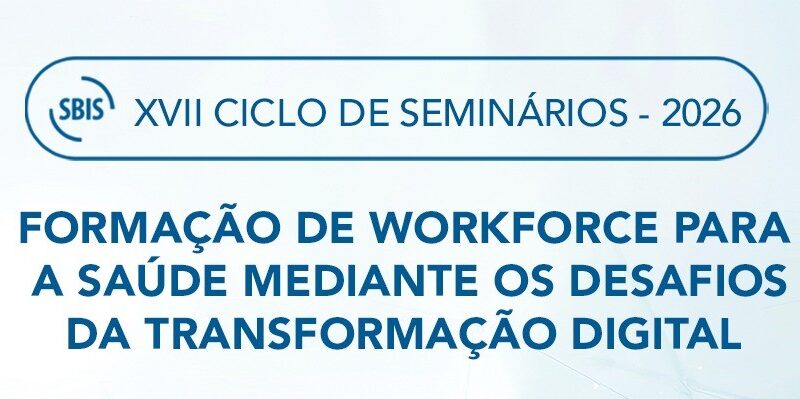 SBIS promove webinar sobre formação de profissionais diante dos desafios da saúde digital
